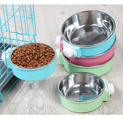 ペット用食器 フードボウル ウォーターボウル 2way ケージ取り付け 犬用 猫用 ペット用品 エサ入れ 水入れ シンプル 取り付け簡単 ペットグッズ