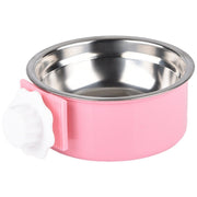 ペット用食器 フードボウル ウォーターボウル ケージ ゲージ 取り付け 犬用 猫用 小動物 エサ入れ 餌入れ 水入れ ペット用品 ペットグッズ ネコ イヌ ハムスター モルモット ウサギ チンチラ リス インコ 小鳥 給水 給餌 取り外し可 シンプル 小さめ 黄 ネイビー 橙 ピンク 青 緑