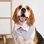 ペット用スタイ よだれかけ 付け襟 蝶ネクタイ ペット用アクセサリー 犬 イヌ 猫 ネコ 面ファスナー 結婚式 お呼ばれ パーティー 正装 誕生日 おめかし マジック テープ キュート お洒落 可愛い ペットグッズ ペット用品