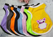 ペットウェア タンクトップ 犬服 猫服 洋服 ドッグウェア キャットウェア 袖なし メッシュ 通気性 アニマル 動物 プリント カジュアル お洒落 可愛い ペット服 犬の服 猫の服