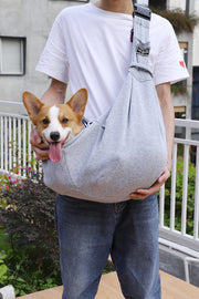 ペットスリング ペット 犬 猫 小型犬 キャリーバッグ スリングバッグ 抱っこバッグ ショルダーキャリー 抱っこ紐 飛び出し防止 抱っこひも だっこひも 斜めがけ 折りたたみ コンパクト 持ち運び 幅広ショルダーストラップ リバーシブル シンプル カジュアル お出かけ 旅行 トラベル お散歩 アウトドア 外出 いぬ イヌ ドッグ DOG ワンちゃん ねこ ネコ キャット CAT