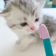 アイクリーナー ペット用 ソフトブラシ 目やに取り 猫 ネコ 犬 イヌ ペット用品 ケアグッズ 挟める ピンセット型 目元ケア お手入れ 柔らかい コンパクト