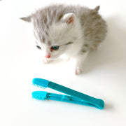 アイクリーナー ペット用 ソフトブラシ 目やに取り 猫 ネコ 犬 イヌ ペット用品 ケアグッズ 挟める ピンセット型 目元ケア お手入れ 柔らかい コンパクト