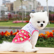 ペットウェア ドッグウェア 犬服 猫服 タンクトップ 袖なし プルオーバー 犬の服 猫の服 ペットの服 洋服 キャットウェア フルーツ柄 ペット用品 可愛い おしゃれ 散歩 イヌ用 ネコ用
