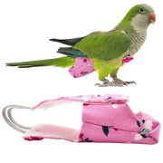 鳥用オムツ 小鳥用 ペット用品 ペットグッズ 鳥用おむつ フライトスーツ おしっこパッド オムツ ハーネス 鳥服 オウム セキセイインコ ボタンインコ 洋服風 かわいい おしゃれ キュート フラワー オレンジ キウイ ピーチ パイナップル バナナ 便利 灰 黄 ピンク 緑 橙
