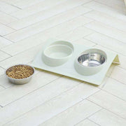 ペット用フードボウル ペット用食器 食器ダイセット 2皿 猫用 犬用 ペット用品 えさ皿 水入れ エサ置き 食器固定 傾斜