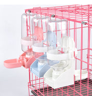 ペット用給水器 自動 小動物 ウォーターボトル ケージ取り付け水やり ディスペンサー 鳥 ウサギ 犬 イヌ ネコ 猫 500ml 取り外しカンタン 水飲み器 水入れ 固定 水分補給 取付式 サークル ワンちゃん 給水ボトル