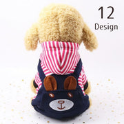 ペットウエア つなぎ カバーオール ドッグウエア 犬服 ドッグ ペット用品 犬用品 小型犬 中型犬 犬 袖あり 動物 アニマル 星 スター ボーダー かわいい おしゃれ おでかけ お散歩 デザイン豊富