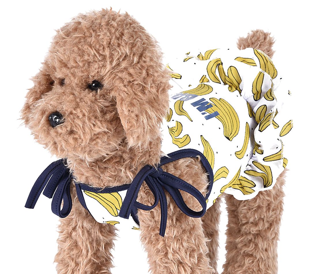 ペット服 タンクトップ ワンピース ドッグウエア キャットウエア 犬 A【ワンピース】×バナナ バリエーション画像