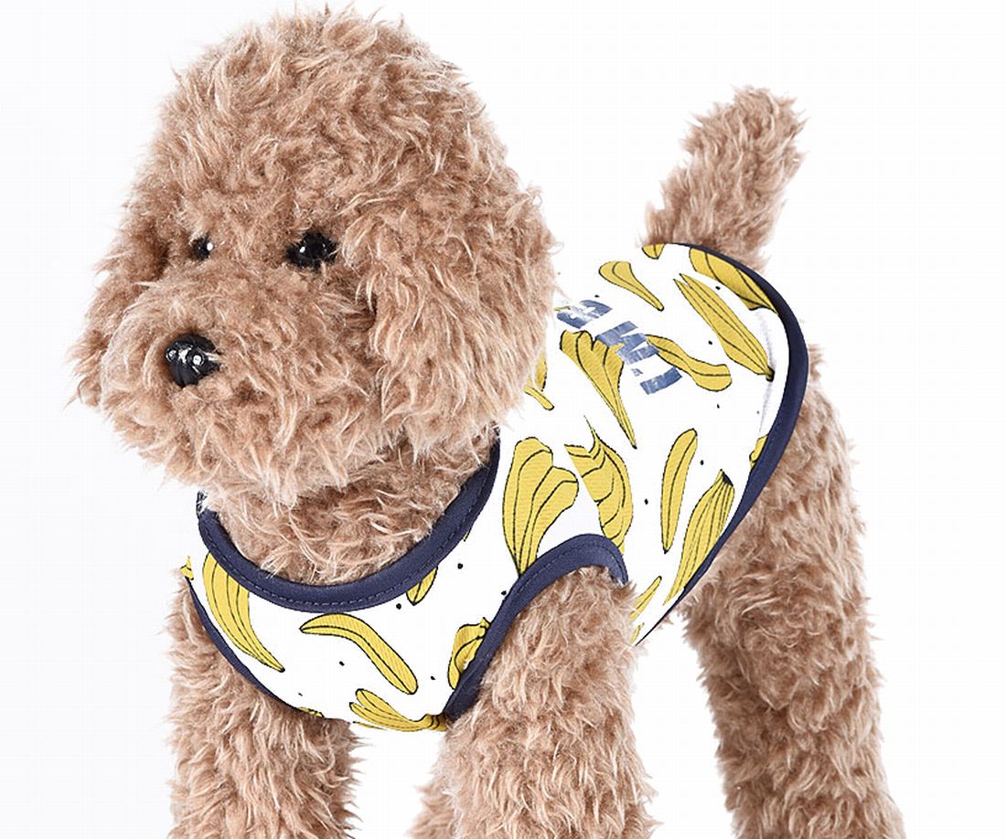 ペット服 タンクトップ ワンピース ドッグウエア キャットウエア 犬 B【タンクトップ】×バナナ バリエーション画像
