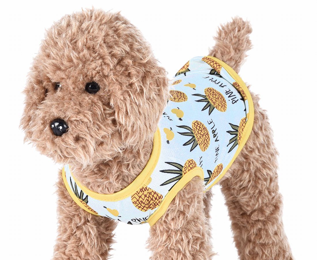 ペット服 タンクトップ ワンピース ドッグウエア キャットウエア 犬 B【タンクトップ】×パイナップル バリエーション画像