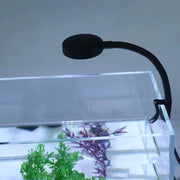 水槽ライト LEDライト クリップ式 アクアリウムライト 水槽照明 USB給電式 熱帯魚 観賞魚 水草 丸形 ラウンド型