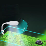 水槽ライト LEDライト クリップ式 アクアリウムライト 水槽照明 USB給電式 熱帯魚 観賞魚 水草 丸形 ラウンド型