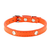 首輪 イヌ 小型犬 中型犬 大型犬 ネコ 猫 ペットグッズ ペット用品 バックル Dカン フェイクレザー PUレザー ピンク ブルー ブラック シンプル カジュアル 可愛い キュート