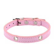 首輪 イヌ 小型犬 中型犬 大型犬 ネコ 猫 ペットグッズ ペット用品 バックル Dカン フェイクレザー PUレザー ピンク ブルー ブラック シンプル カジュアル 可愛い キュート