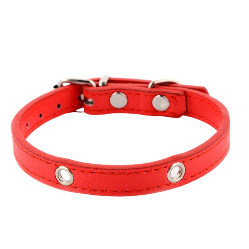 首輪 イヌ 小型犬 中型犬 大型犬 ネコ 猫 ペットグッズ ペット用品 バックル Dカン フェイクレザー PUレザー ピンク ブルー ブラック シンプル カジュアル 可愛い キュート