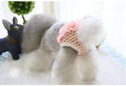 ペット用 犬用 サニタリーパンツ マナーパンツ 生理用パンツ オムツカバー パンツタイプ ウエスト紐 ドット柄 イチゴ いちご ヒート 月経 粗相防止 ズレ防止 ドッグウェア S M L XL 超小型犬 小型犬 可愛い かわいい 雌犬 メス 女の子 イヌ用 いぬ用 おむつカバー ひも ヒモ