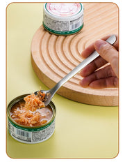 ペット用 缶詰スプーン フードスプーン 単品 1本 猫用 犬用 ねこ いぬ ペット用品 ペットグッズ カトラリー ウェットフード 肉球 かわいい おしゃれ 便利 キャット ドッグ
