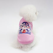 ペットウェア トレーナー ドッグウェア 犬用 犬服 猫用 ペット服 長袖 スタンドカラー プルオーバー スウェット プリント ペット用品 ペットグッズ かわいい おしゃれ カジュアル お散歩 お出かけ 犬 イヌ 猫 ネコ 小型犬