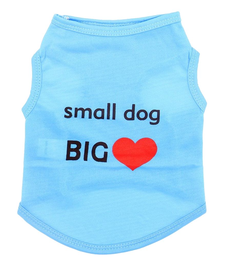 ドッグウェア 犬服 犬用ウェア ペットウェア ベスト タンクトップ ノースリーブ 袖なし カットソー Tシャツ 小型犬用 ロゴ ハート 可愛い おしゃれ シンプル お散歩 お出掛け