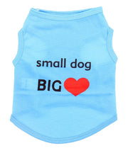 ドッグウェア 犬服 犬用ウェア ペットウェア ベスト タンクトップ ノースリーブ 袖なし カットソー Tシャツ 小型犬用 ロゴ ハート 可愛い おしゃれ シンプル お散歩 お出掛け