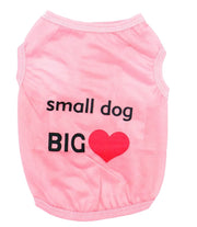ドッグウェア 犬服 犬用ウェア ペットウェア ベスト タンクトップ ノースリーブ 袖なし カットソー Tシャツ 小型犬用 ロゴ ハート 可愛い おしゃれ シンプル お散歩 お出掛け