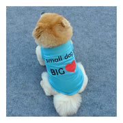 ドッグウェア 犬服 犬用ウェア ペットウェア ベスト タンクトップ ノースリーブ 袖なし カットソー Tシャツ 小型犬用 ロゴ ハート 可愛い おしゃれ シンプル お散歩 お出掛け