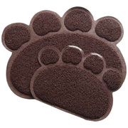 砂取りマット 猫用 ネコ ペット用品 トイレマット 30×40cm 滑り止め 飛び散り防止 砂落とし 猫砂マット 猫砂キャッチャー ペットマット 足拭き 足ふき 足砂取り 肉球型 かわいい 可愛い おしゃれ ねこ キャット CAT