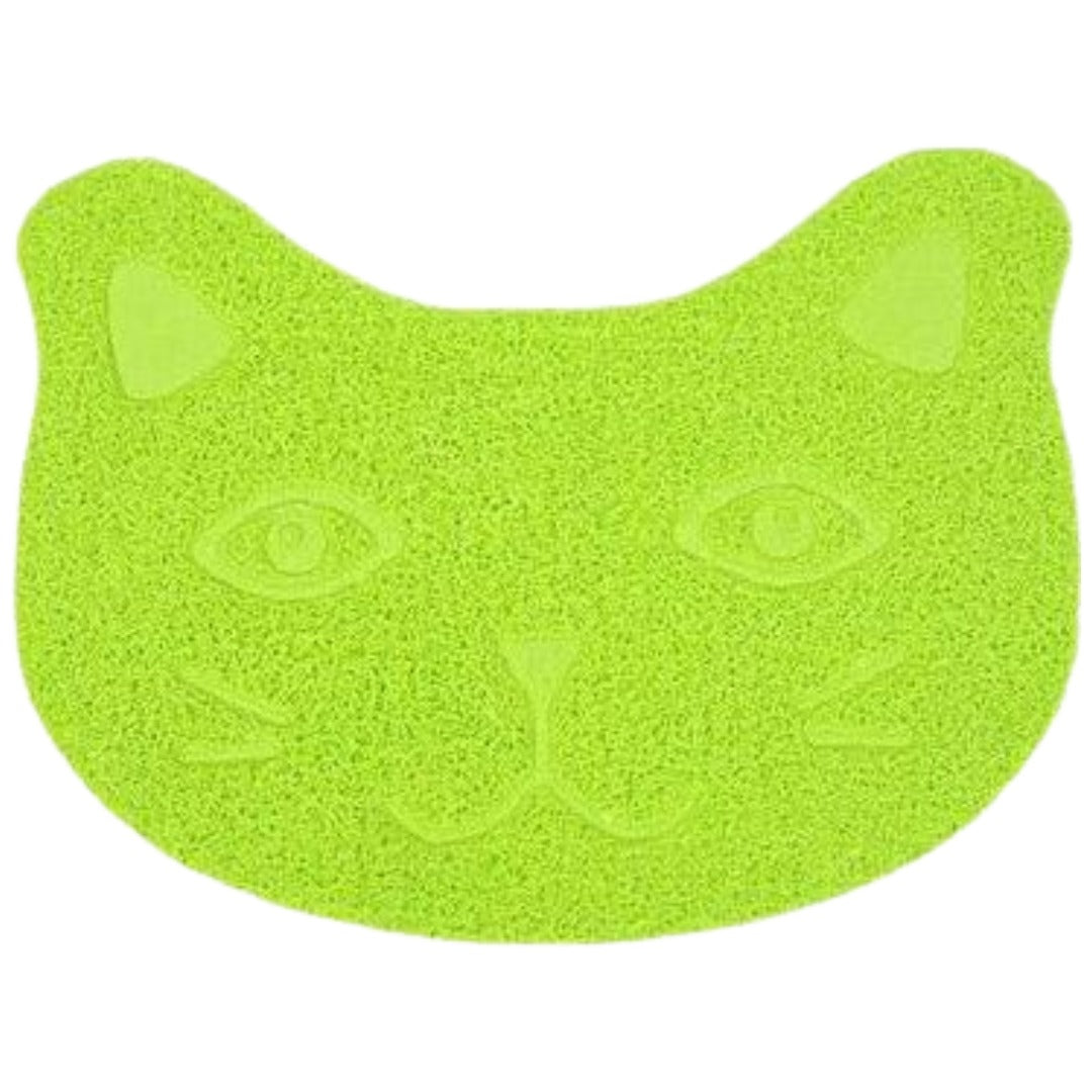 砂取りマット 猫用 ネコ ペット用品 トイレマット 30×40cm ネコ×グリーン バリエーション画像