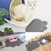 砂取りマット 猫用 ネコ ペット用品 トイレマット 30×40cm 滑り止め 飛び散り防止 砂落とし 猫砂マット 猫砂キャッチャー ペットマット 足拭き 足ふき 足砂取り 肉球型 かわいい 可愛い おしゃれ ねこ キャット CAT