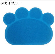 砂取りマット 猫用 ネコ ペット用品 トイレマット 30×40cm 滑り止め 飛び散り防止 砂落とし 猫砂マット 猫砂キャッチャー ペットマット 足拭き 足ふき 足砂取り 肉球型 かわいい 可愛い おしゃれ ねこ キャット CAT