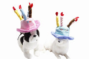 帽子 コスプレ帽子 ペット用 犬 猫 ペット用品 誕生日 バースデー お祝い パーティーグッズ ケーキ ロウソク あご紐付き かわいい 小型犬 ペットグッズ いぬグッズ イヌ ネコ 愛犬