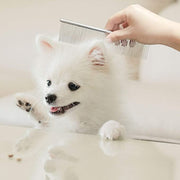 ペット用コーム クシ ブラシ 犬用 猫用 ブラッシング カット トリミング 粗目 細目 毛並み ペット用品 シンプル 櫛 被毛ケア グルーミング お手入れ イヌ ネコ ペットグッズ