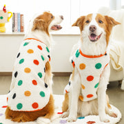 ドッグウェア 犬服 タンクトップ ベスト ペット 中型犬 大型犬 猫 洋服 ノースリーブ ボアフリース 裏起毛 防寒 暖かい 冬