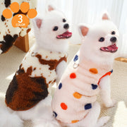 ドッグウェア 犬服 ベスト タンクトップ ペット 小型犬 中型犬 猫 洋服 ノースリーブ ボアフリース 裏起毛 防寒 暖かい 冬