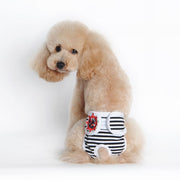 犬用サニタリーパンツ 生理パンツ オムツカバー おむつカバー ドッグウェア ペットグッズ ペット用品 いぬ用品 サニタリーショーツ マナーパンツ マリン柄 ボーダー おしゃれ 女の子 お出かけ 散歩 介護