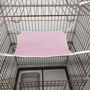 猫用 ハンモック ベッド ケージ用 犬 ペット用品 ペットグッズ 吊り下げ 取り付け簡単 フック付き メッシュ 通気性 涼しい