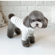 ペット 服 Ｔシャツ 長袖 ハイネック かわいい 小型犬用 犬服 ペットウェア ドッグウエア 犬の服 シンプル 無地
