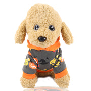 ドッグウェア 犬服 長袖パーカー ハロウィン コスプレ衣装 仮装 かぼちゃ 可愛い ペット 猫 洋服 防寒 暖かい 秋冬 フード付き