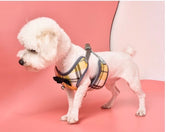 ハーネス リード ２点セット 犬用 猫用 小型犬 ペットウェア ドッグウェア ペット用品 メッシュ ベスト チェック リボン 蝶ネクタイ 鈴 お出かけ お散歩 かわいい おしゃれ