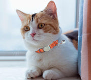 首輪 ネコ 猫 ねこ用 セーフティバックル ペット 調節可能 チョーカー 鈴付き シンプル かわいい おしゃれ