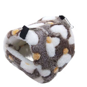 小動物用ハウス ハンモック 小型ペット用 寝具 寝床 寝袋 ベッド もこもこ ボア フリース あったか 暖か ハムスター おしゃれ かわいい 吊り下げ金具付き 隠れ家 遊び場 写真撮影 映え ペット用品