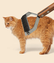 ペットコーム 毛玉取り ムダ毛取り 抜け毛取り 犬 猫 スリッカーブラシ クシ ペット用品 お手入れ グルーミング トリミング