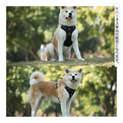 ハーネス 胴輪 単品 犬用 ドッグ ペット用品 小型犬 中型犬 反射ステッチ ハンドル付き お散歩 おしゃれ かっこいい シンブル お出かけ 外出 いぬ イヌ