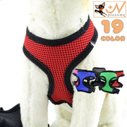 犬用ハーネス 単品 胴輪 ソフト メッシュ 通気性 ペット用品 お散歩用品 小型 中型 大型 サイズ調節可能 着脱簡単 簡単装着 フィット ワンタッチバックル アジャスター パイピング 無地 レッド ブルー ブラック ピンク シンプル カジュアル イヌ いぬ DOG ワンちゃん 猫 ねこ ネコ アウトドア 外出 公園 春 夏 秋 XS S M L XL