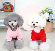 ペットウエア パーカー フーディー 犬用 犬服 ネコ 猫服 イヌ ドッグウェア 猫 ネコ トップス プルオーバー 袖あり 袖リブ 裾リブ ロゴ 防寒 あったか お出かけ お散歩 オレンジ レッド 赤 イエロー