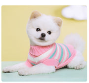 ドッグウェア セーター ニット ペットウェア 犬服 猫服 イヌ いぬ ネコ ねこ ペット用品 小型犬 アーガイル柄 ひし形柄 ハート柄 ボーダー柄 襟あり 袖短め 袖あり タートルネック ラウンドネック キュート シンプル お洒落 可愛い カジュアル デイリー お散歩 お出掛け