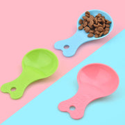 ペット用フードスプーン フードスコップ ペット用品 犬 猫 小動物 フード カリカリ 食事 食器 スプーン 滑り止め フックホール