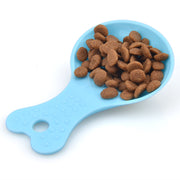 ペット用フードスプーン フードスコップ ペット用品 犬 猫 小動物 フード カリカリ 食事 食器 スプーン 滑り止め フックホール
