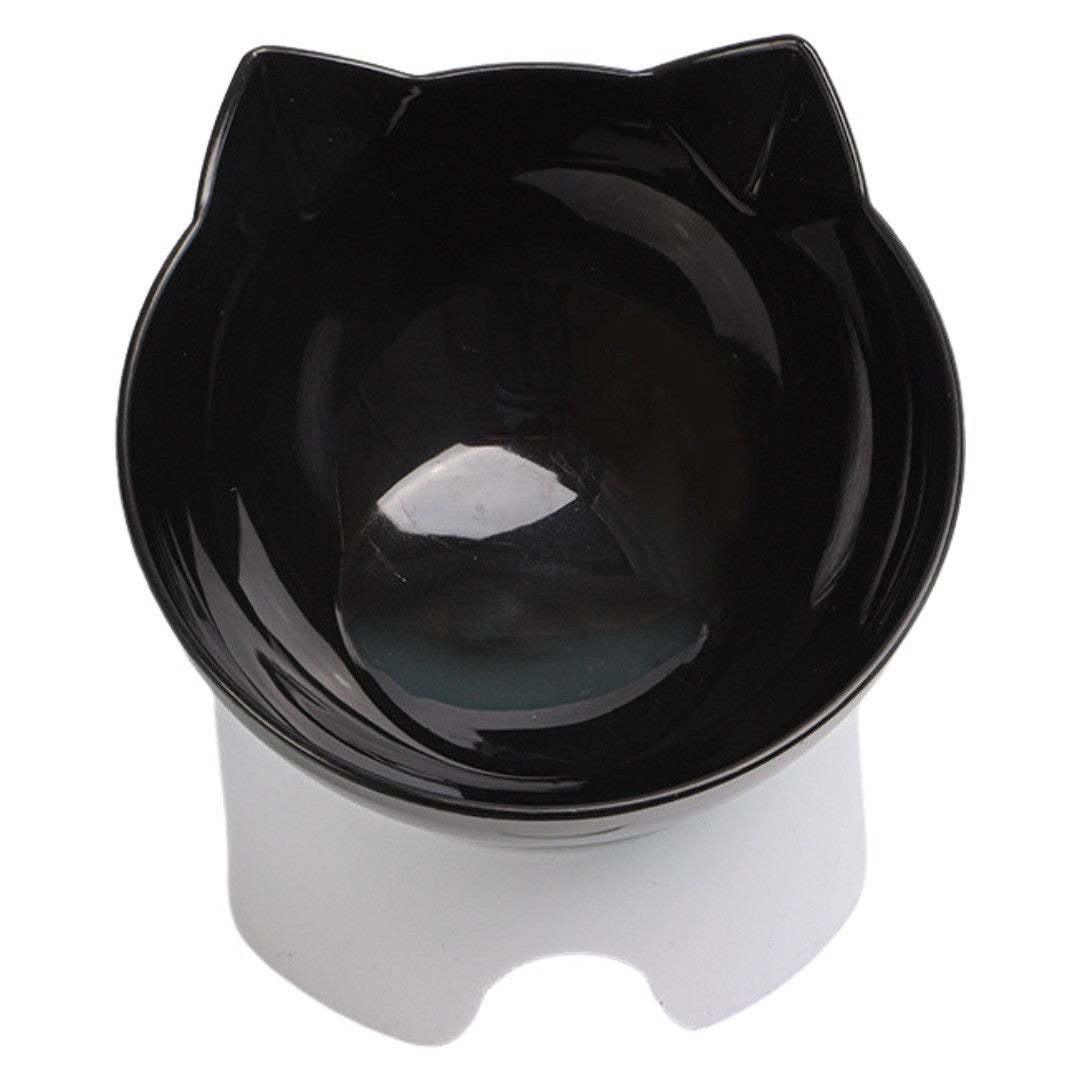 ペット用食器 フードボウル ペット用 エサ入れ 水入れ ペット用品 ペットグッズ 猫 ネコ 犬 イヌ スタンド 猫型 単色 かわいい シンプル